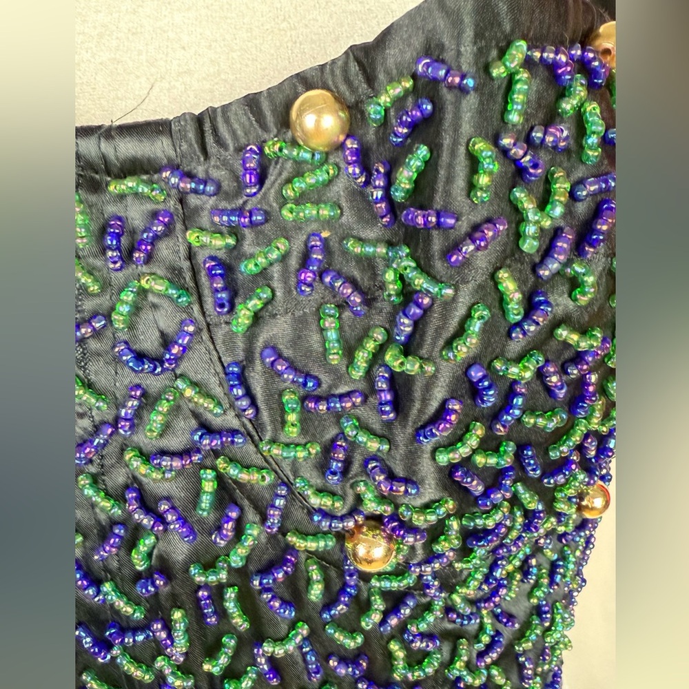 Victoria’s Secret Cropped Beaded Satin Bustier Top - Picture 4 of 8